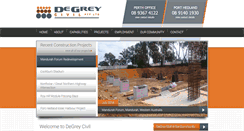 Desktop Screenshot of degreycivil.com.au