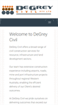 Mobile Screenshot of degreycivil.com.au